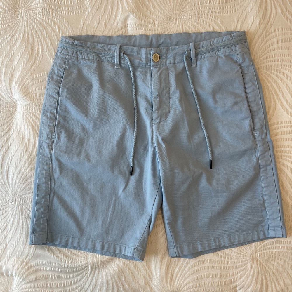Zara - Cotton Mens shorts - Light Blue - Size 31
